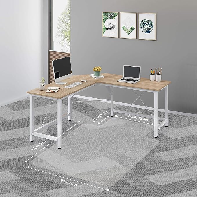 Heavy Duty Chair Mat for Carpet, Office Floor Mat for Carpeted Floors, Under - Image 7
