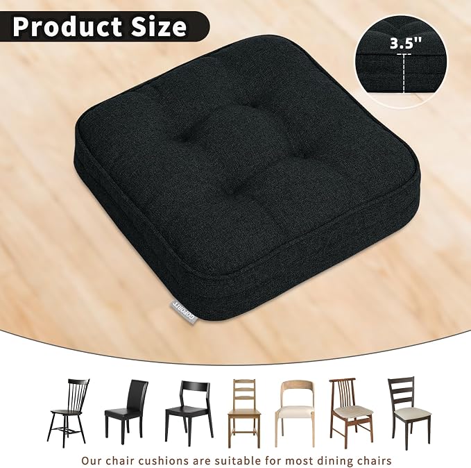 GOFORIT Memory Foam Seat Cushion，Kitchen Chair Cushions - Image 3