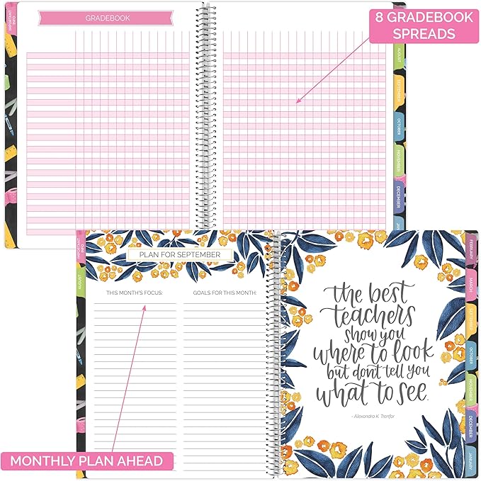 bloom daily planners Undated Academic Year Teacher Planner & Calendar - Image 6