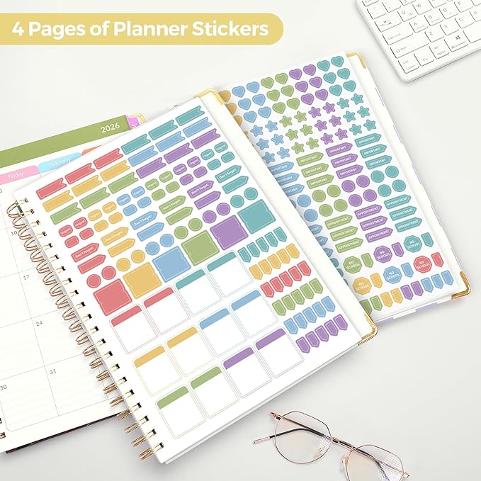 SKYDUE Teacher Planner 2026-2027 Academic Year, 8.5" x 11" Deluxe Teacher - Image 3