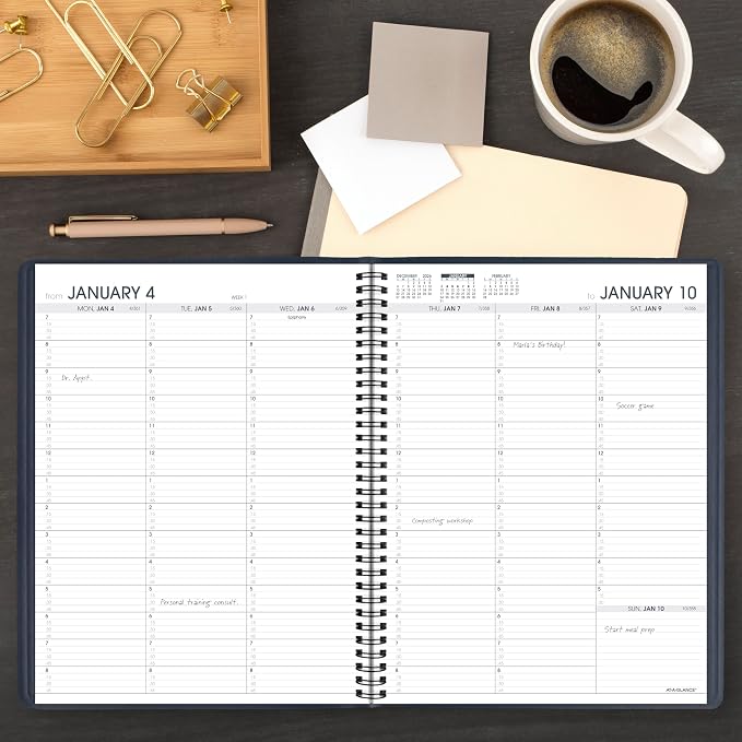 AT-A-GLANCE 2027 Appointment Book Planner, 13-Month Jan-Jan, 8.25" x 11" - Image 2