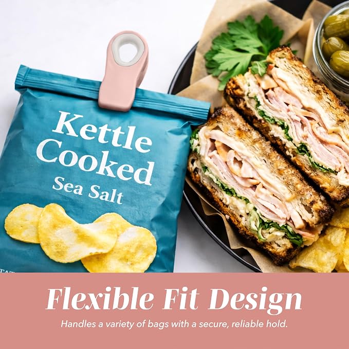 COOK WITH COLOR Bag Clips with Magnet- Food, Bag - Image 4