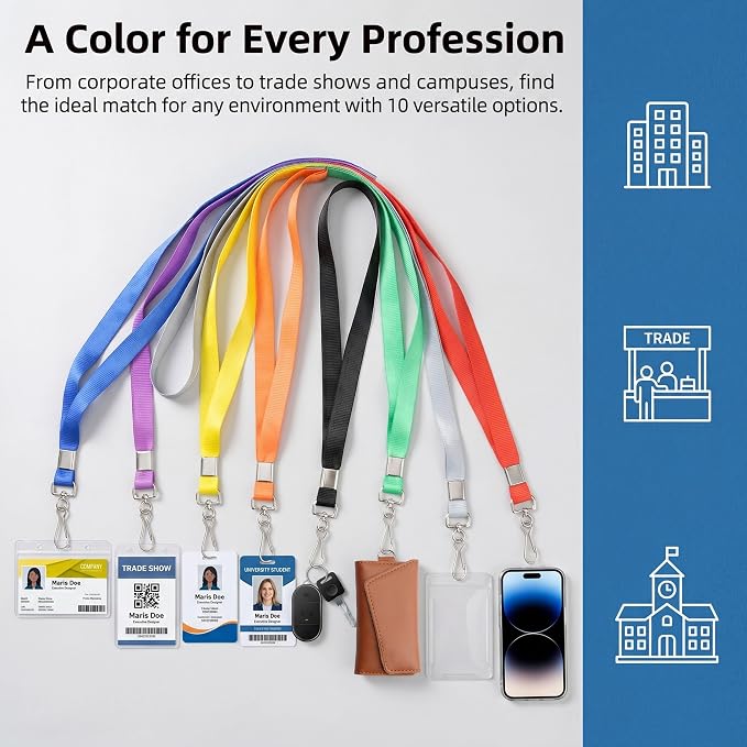 LOCONHA 50 Pack black lanyards Lanyards - Image 6