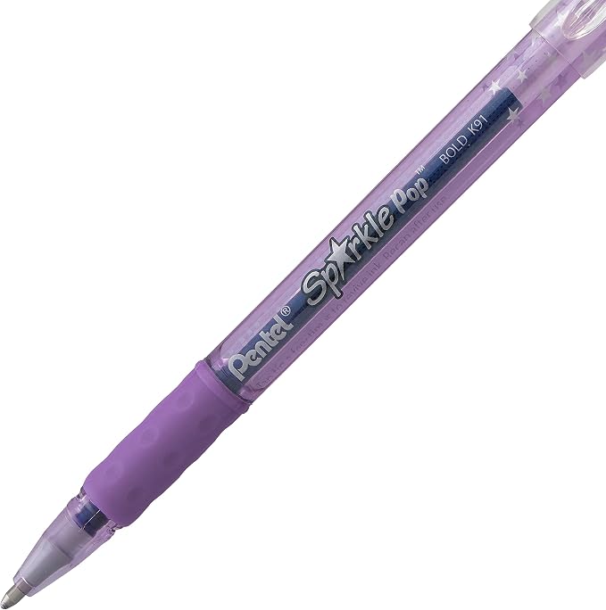 Pentel Sparkle Pop Metallic Gel Pen, 1.0mm Bold Line - Image 4