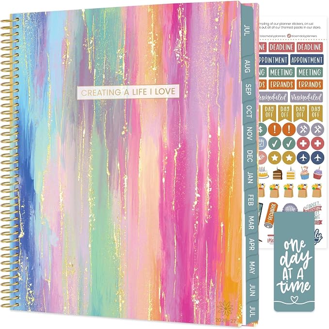 bloom daily planners 2026-2027 Planner 13 Month Academic Year Organizer by bloomdailyplanners