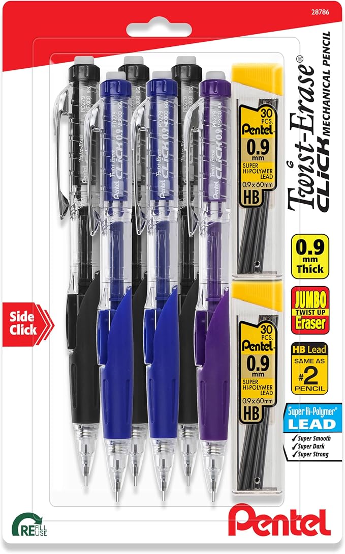 Pentel Twist-Erase Click Mechanical Pencil by PentelofAmerica