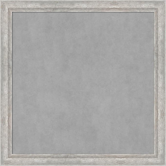 Amanti Art Silver Framed Magnetic Board 27x27 Medium Vision Board by AmantiArt