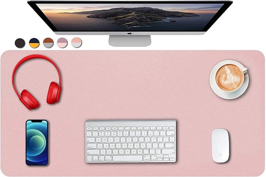 SUJAYU Dual Sided PU Leather Desk Pad, Mouse Pad, Office Desk Mat, Non-Slip by SUJAYU