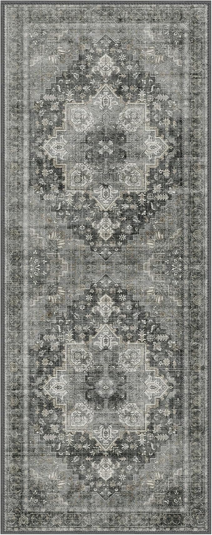 GENIMO 2x6 Runner Rugs for Hallway, Machine Washable Non Slip Vintage Rugs - Image 7