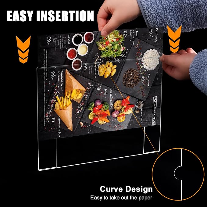 xydstay 12pack 8.5 X 11 Wall Mount Acrylic Sign Holder - Image 3