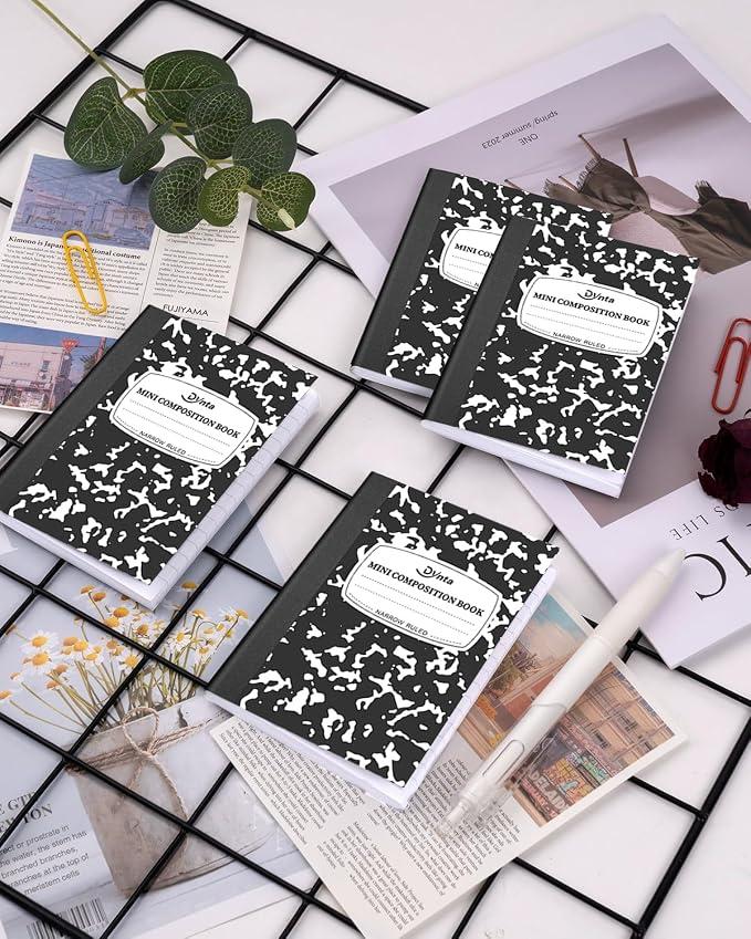 Dynta Mini Composition Notebooks Bulk, 40 Packs 3.25 x 4.5 inch Composition - Image 6