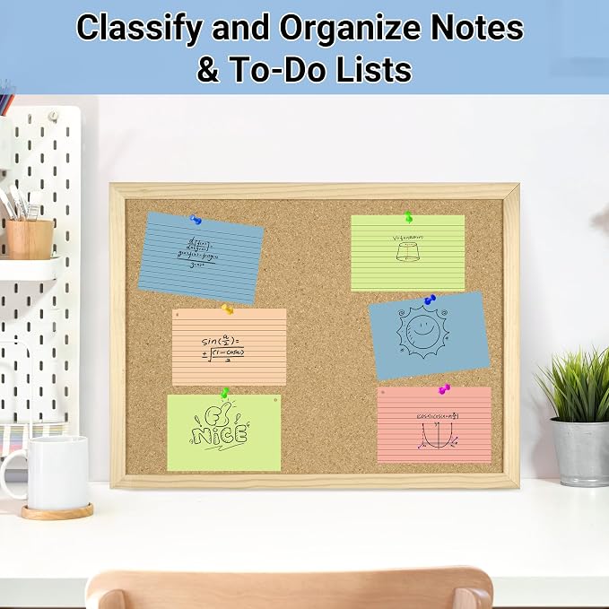 HAUTOCO 200 PCS Colored Flash Cards 4x6 - Image 6