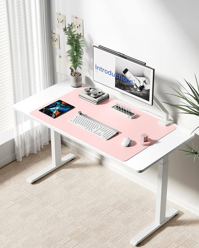 YSAGi Leather Desk Protector, Office Mat, Large Mouse Mat, Non-Slip PU Leather - Image 2
