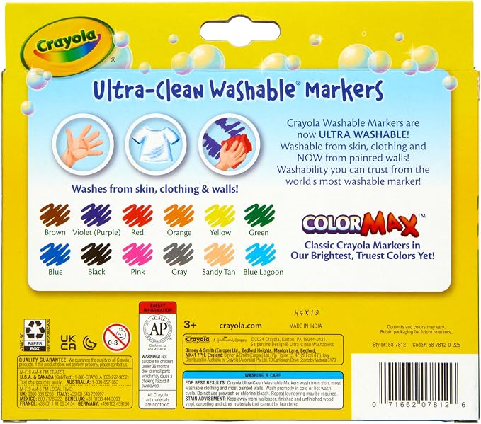 Crayola Broad Line Markers, Washable Markers - Image 6