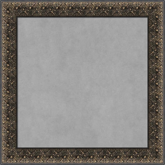 Amanti Art Black Framed Magnetic Board 25x25 Medium Vision Board by AmantiArt
