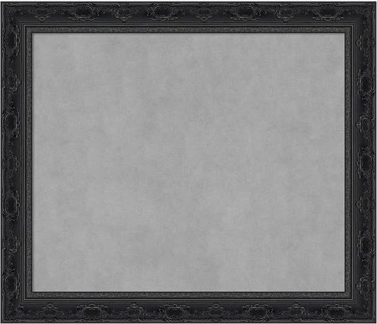 Amanti Art Black Framed Magnetic Board 24x28 Medium Vision Board by AmantiArt