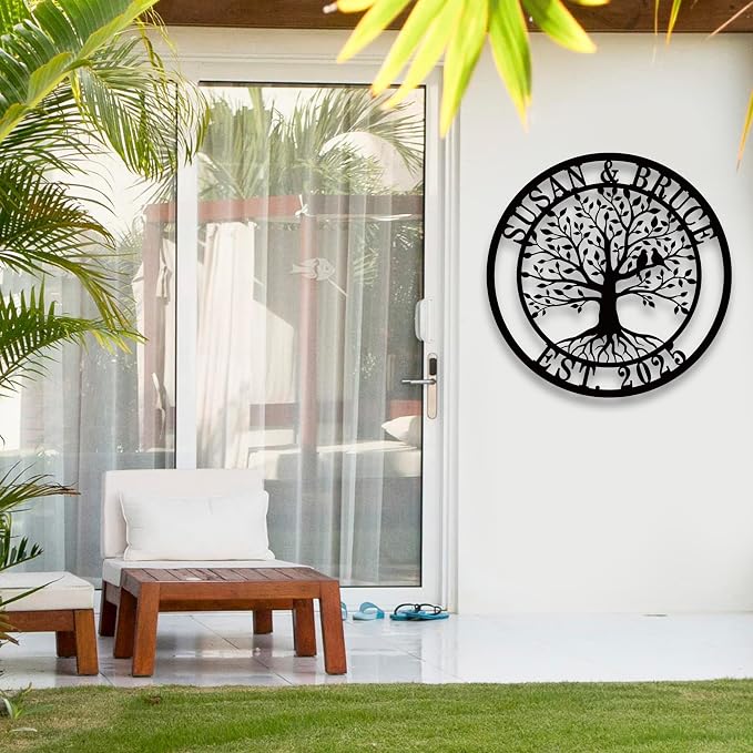 Personalized Tree of Life Metal Sign, Custom Metal Signs, Tree of Life - Image 6