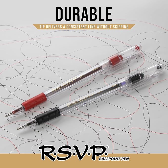 Pentel RSVP Ballpoint Pen, Medium Line - Image 3
