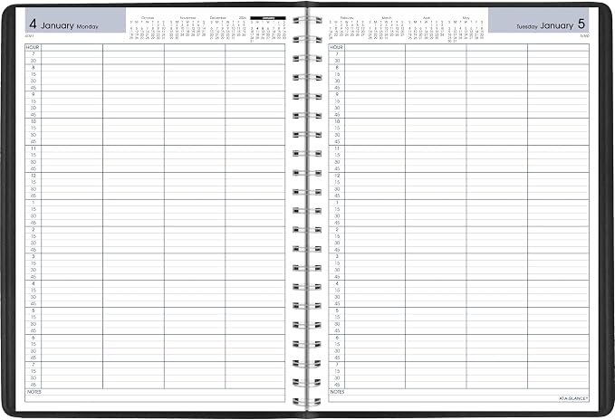 AT-A-GLANCE 2027 Appointment Book Planner, Daily Group Planner, Four Person - Image 7