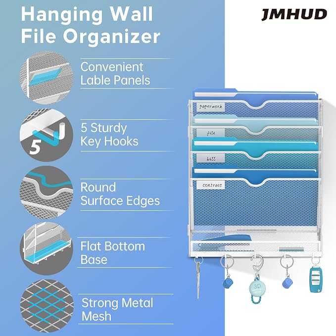 5 Tier Wall File Organizer - Image 5