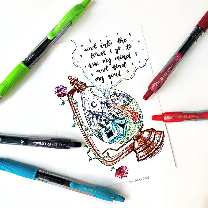 Pilot G2 Pens, Premium Refillable And Retractable Gel Ink Pens Fine Point 0.7mm - Image 6