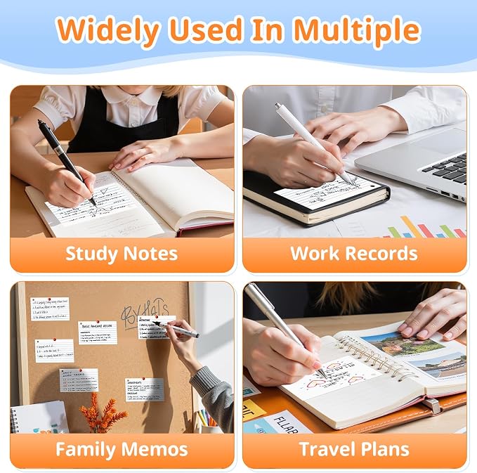 Index Cards 3x5 Inches, Punched Lined Study Card Ruled Flashcards Notecards - Image 7