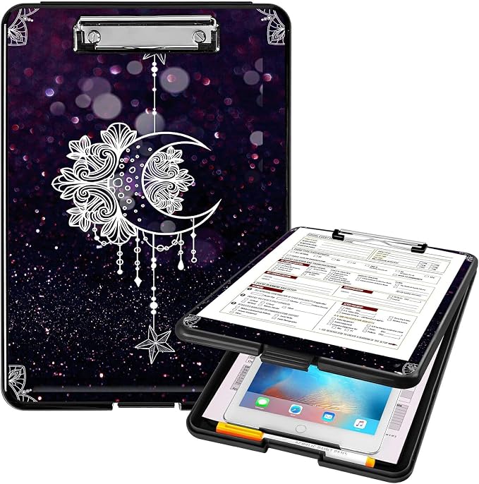 A4 Clipboards, Heavy Duty Waterproof Nursing Plastic Folder Clipboard by Unknown