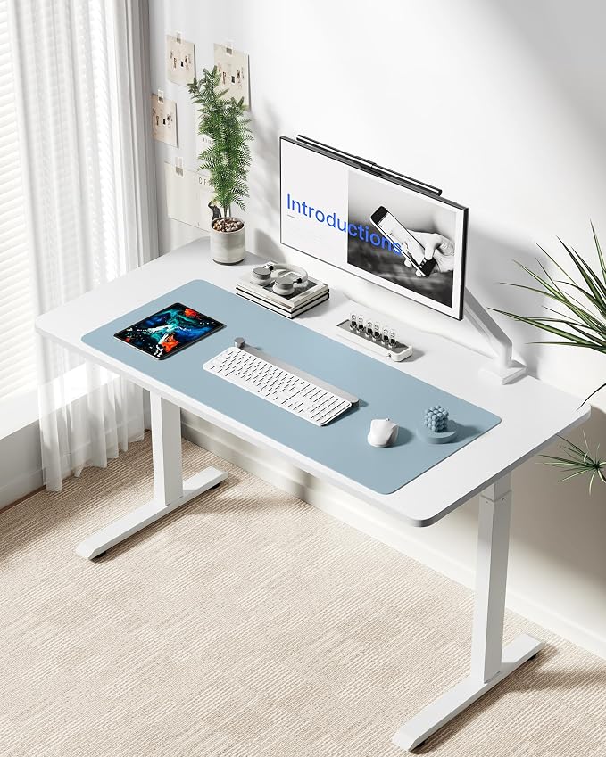 YSAGi Leather Desk Protector, Office Mat, Large Mouse Mat, Non-Slip PU Leather - Image 2