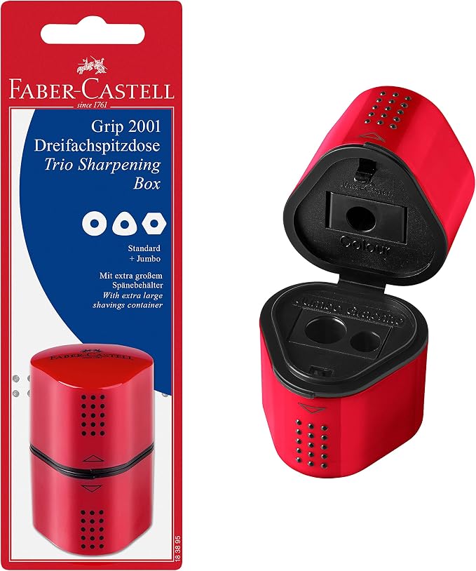 Faber-Castell Grip Trio Manual Pencil Sharpener by Faber-Castell