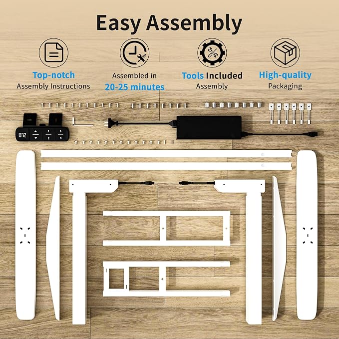BIZUM Dual Motor Electric Standing Desk Frame - Image 8