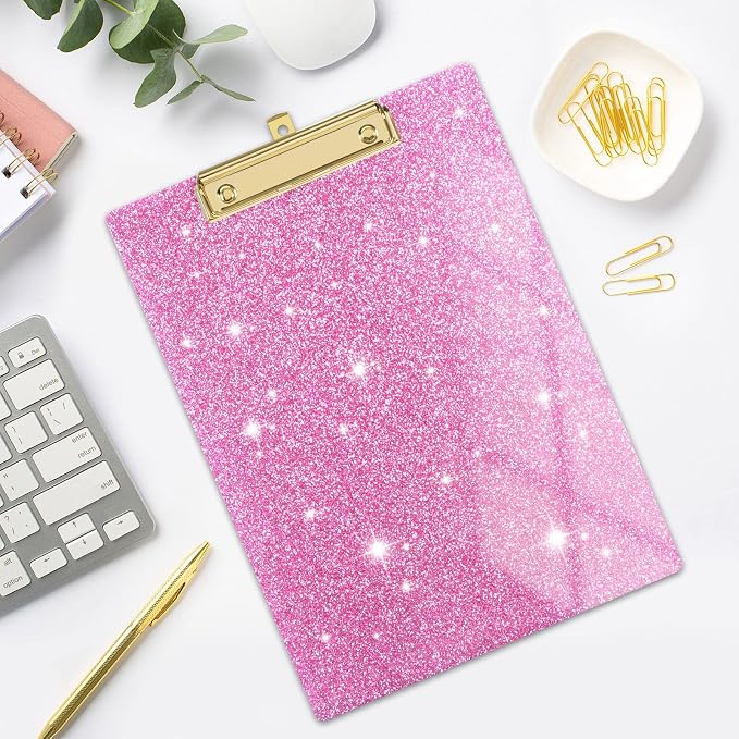 Rimilak Acrylic Glitter Clipboards, Sparkly Board - Image 5
