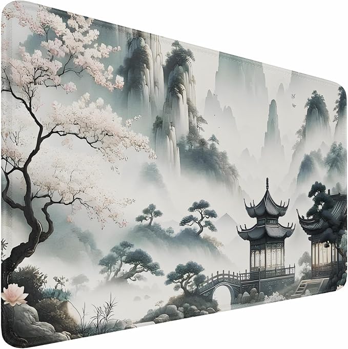 Large Gaming Mouse Pad, 31.5x15.7 inch Large Extended Computer Keyboard Mouse by Naukay
