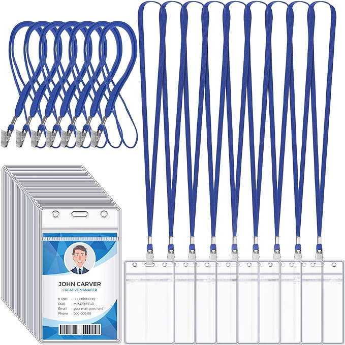 Marspark 200 Pcs ID Badge Holder by Marspark