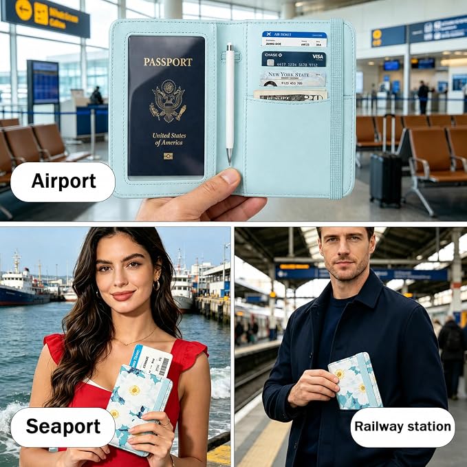 ZOPPEN RFID Blocking Passport Holder - Image 9