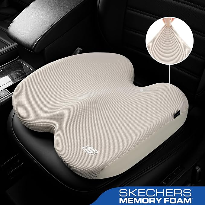 Skechers Seat Cushion, Ergonomic Memory Foam Cushion - Image 2