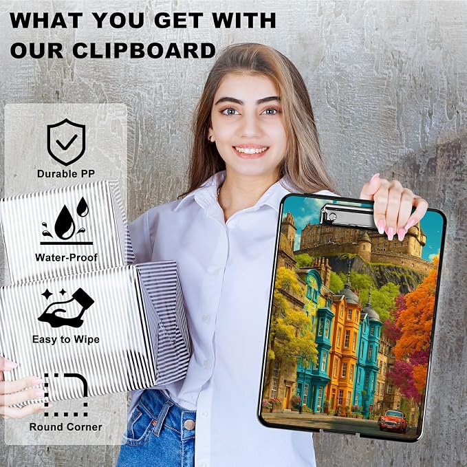 Heavy Duty Storage Clipboard, Slim Nursing Clipboard - Image 2