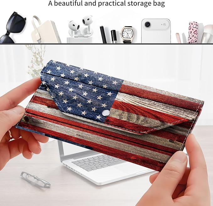 Cash Envelope Wallet Cute PU Leather Envelopes Bag - Image 3