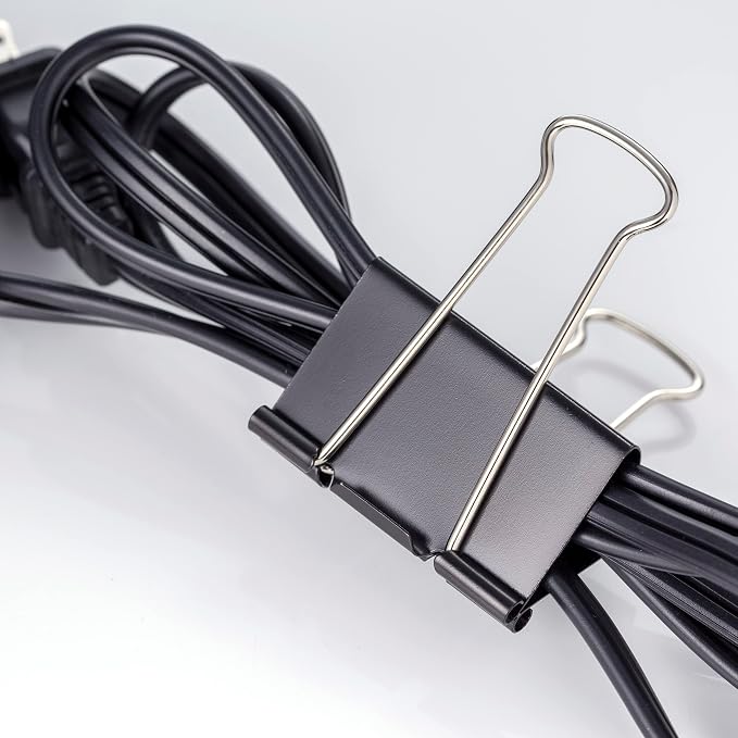 Officemate Large Binder Clips, 2 inch Wide, 1 inch Capacity, Box of 12 - Image 6
