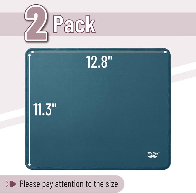 Mr. Pen- Mouse Pad, 12.8"x11.3", 2 Pack - Image 2