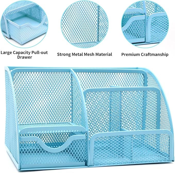 12 in 1 Desk Organizers and Accessories Set, Office Supplies Include Stapler - Image 2