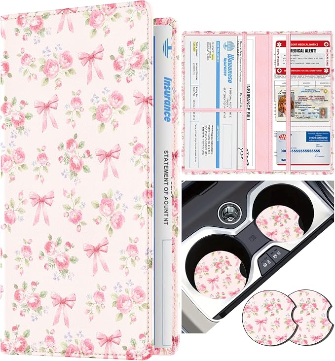 Slohif Car Registration and Insurance Holder by Slohif