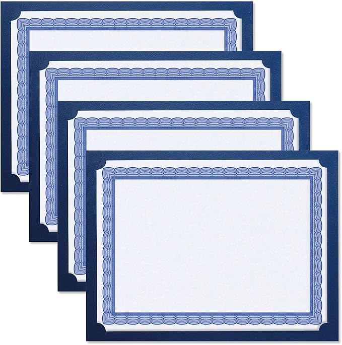 Plain Blue Certificate Holders - Image 4