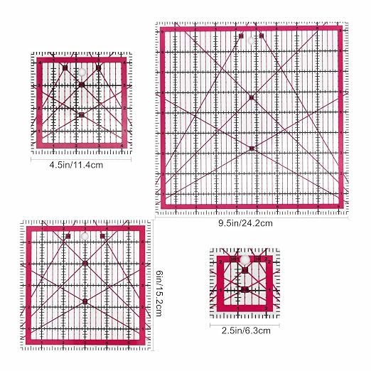 Sewing Rulers Quilting Ruler, Acrylic Quilting Templates, Sewing Tools - Image 2