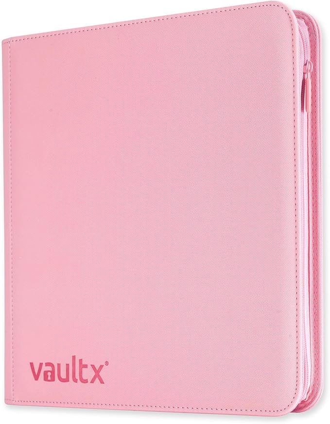 Vault X 12 Pocket Zip Binder, 480 Cards, Exo-Tec Material, 20 Side-Loading Pages by VaultX