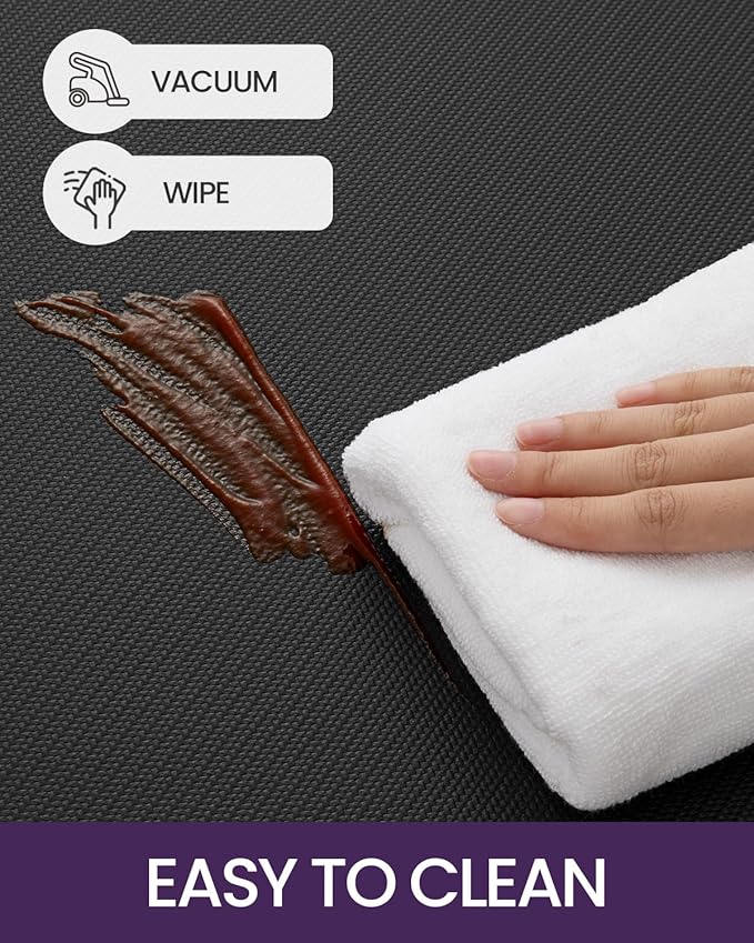 DEXI Kitchen Mat Cushioned Anti Fatigue, Non Slip Waterproof Comfort Standing Floor Rug for Kitchen, Office, Sink, Laundry, 70x20, Black-DeskLoop Office