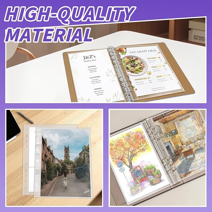 VOKOY 200 Pack 5.5x8.5 Inch Sheet Protectors - Image 4