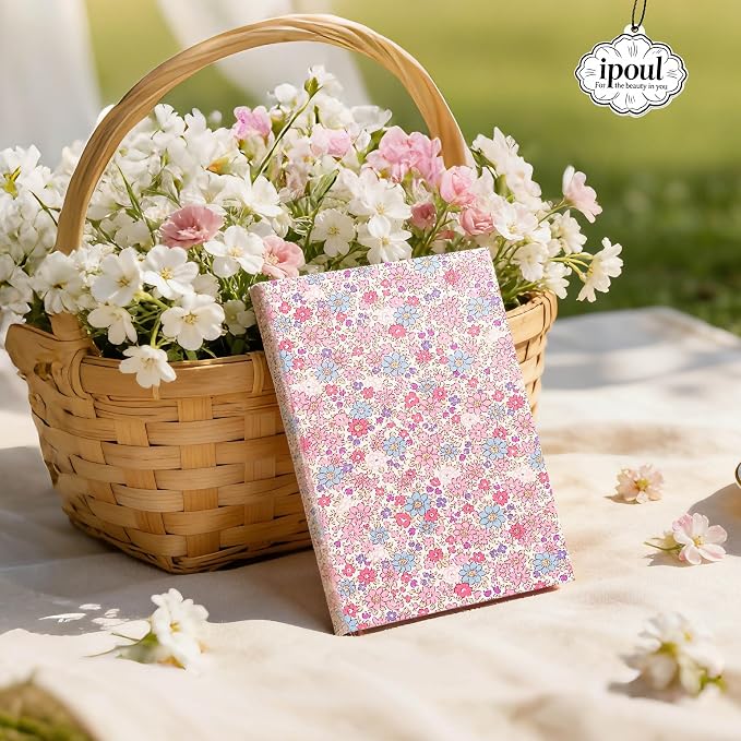 Pink Journal, Floral Notebook, Journal - Image 2