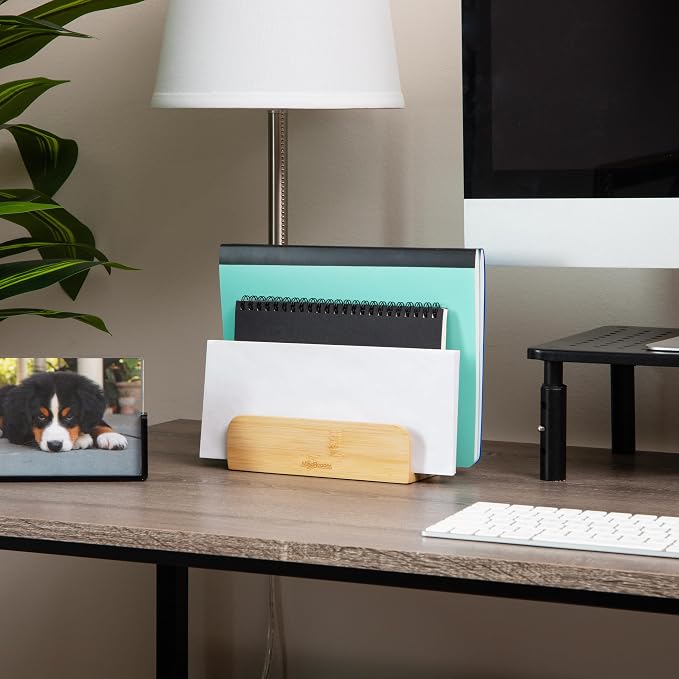 Mind Reader 3-Tier Mail Sorter, Desktop Organizer, Mail Organizer, 6.75"L x 4"W - Image 6