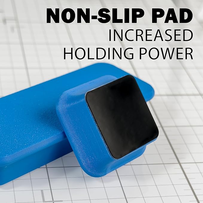 Glassboard Studio MiniBar Magnet - Strong Neodymium Rare Earth Magnets for Fridge, Whiteboard, Locker & Magnetic Glassboards - Crafting & Office Use - Strong Fridge Magnets (Periwinkle Purple, 4)-DeskLoop Office