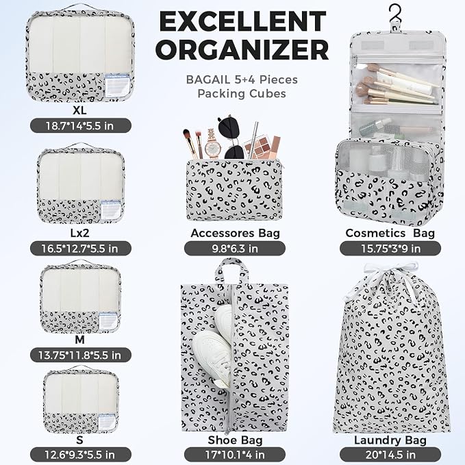BAGAIL 9 Set Packing Cubes - Image 5